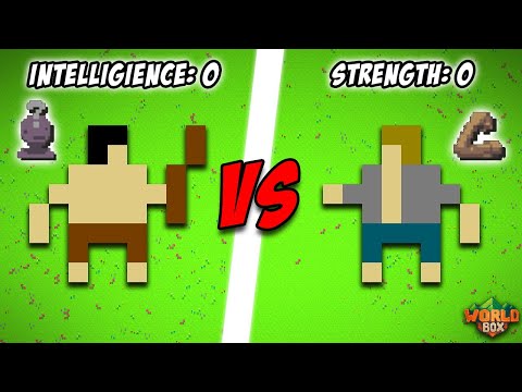 Would Weaklings Win Against IDIOTS? - Worldbox