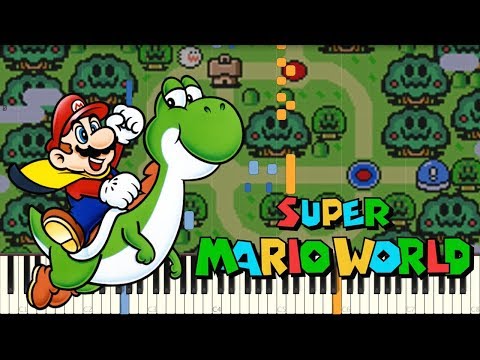 Super Mario World - Forest of Illusion - Piano (Synthesia)