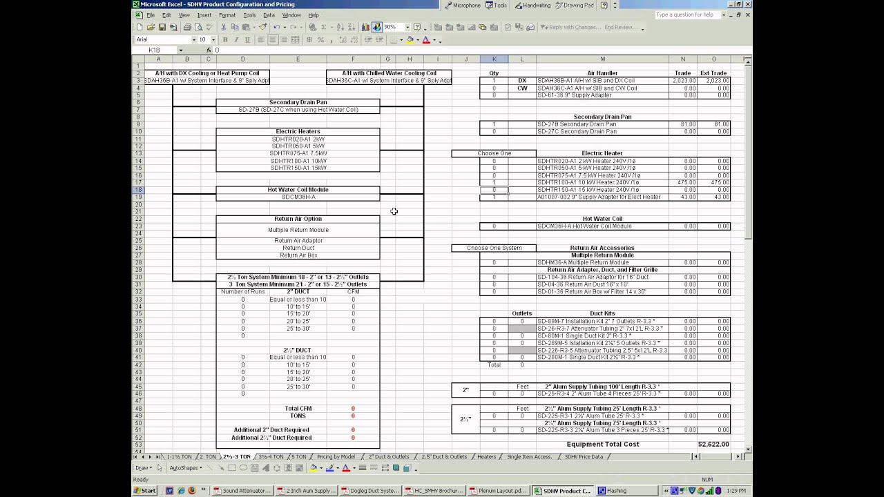 Small Duct High Velocity System Configuration Tutorial