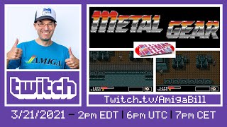 3/21/2021 Commodore Amiga - Amiga Port of Metal Gear with Special Guest H0ffman + More!