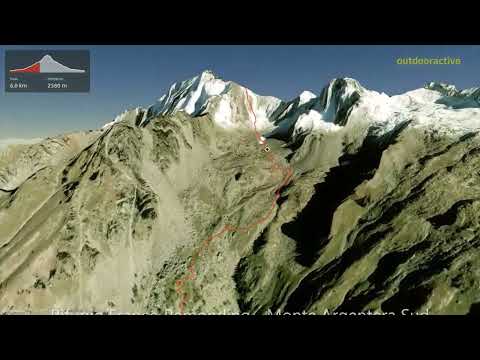 Rifugio Franco Remondino - Monte Argentera Sud ∆ hiking trails ∆ 3d-trail.com/italy/