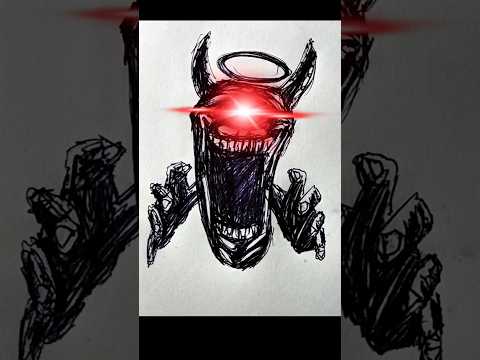 Speed Drawing Of Troll Face 😈#shorts #drawing #trollface #art #scary #memes #sketch #trending #sub