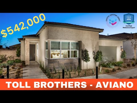 $542,000 | Avellino Model by Toll Brothers | 1,805 Sq Ft | Skye Canyon | Las Vegas New Homes