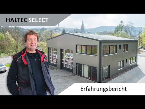 Werkstatthalle HALTEC SELECT für Kfz-Prüfstelle