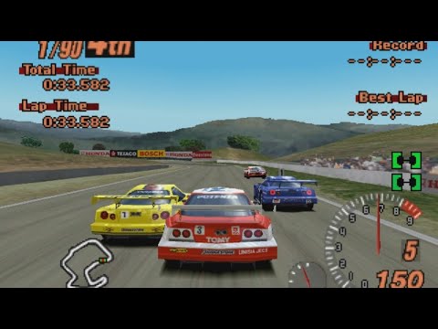 Gran Turismo 2 - Playthrough Part 30 - Laguna Seca Endurance Race
