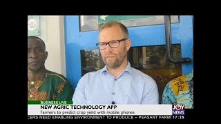 New Agric Technology App - Business Live on JoyNews (3-5-18) 
