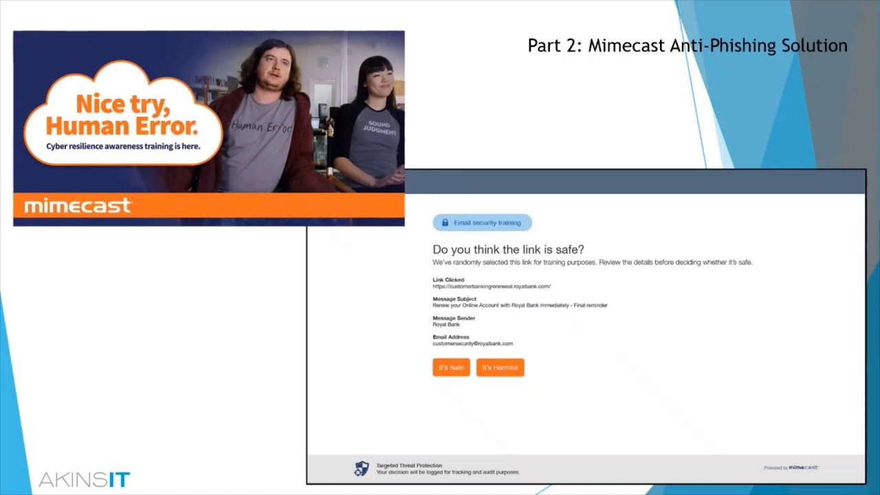 Mimecast's Anti-Phishing Solution