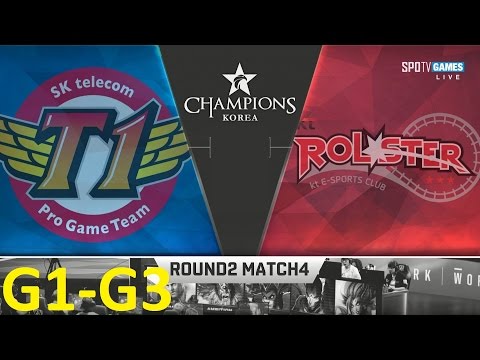 SKT vs KT Game 1-3 Highlights - 2017 LCK SPRING SPLIT - FULL HIGHLIGHTS