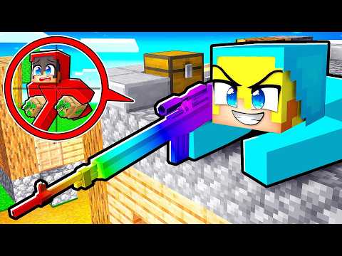 STRZELAM ZE SNAJPERKI DO LEONA w Minecraft!