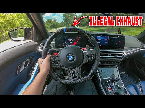 LOUDEST STRAIGHT PIPED BMW G80 M3 POV DRIVE!