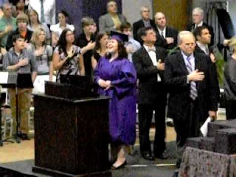 Avery Hovey National Anthem PHS 2009 Graduation