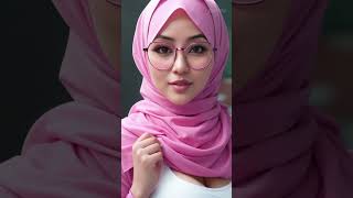 Pink Hijab #short #hijabai #hanyaai #shortvideo