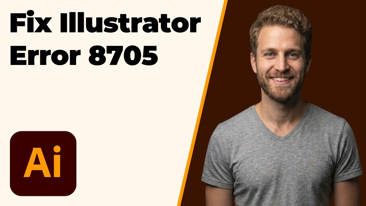 How To Fix Illustrator Error 8705 (2026 Easy Guide)