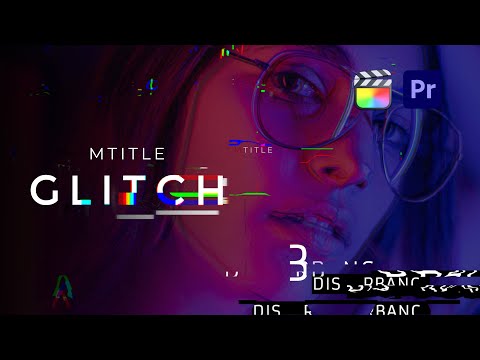 mTitle Glitch — 30 Dynamic Glitchy Titles For Final Cut Pro and Adobe Premiere — MotionVFX