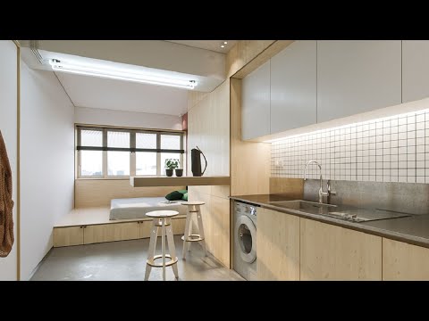 Tiny Apartment in Taichung Taiwan | Micro Studio Apartment Tour | Never Too Small