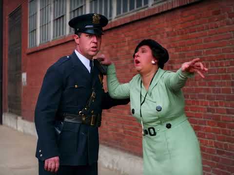 Charlie Chaplin - 'Factory Scene' (1936) Colorized