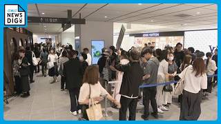名古屋･栄で最も高い約211m ｢ザ･ランドマーク名古屋栄｣がオープン! 多くの客で賑わう 混雑緩和のため｢HAERA｣は11日～14日入場予約制