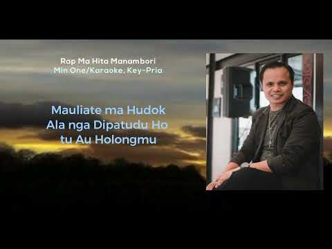 RAP MA HITA MANAMBORI MIN ONE/KARAOKE - KEY PRIA (Audio Lirik)