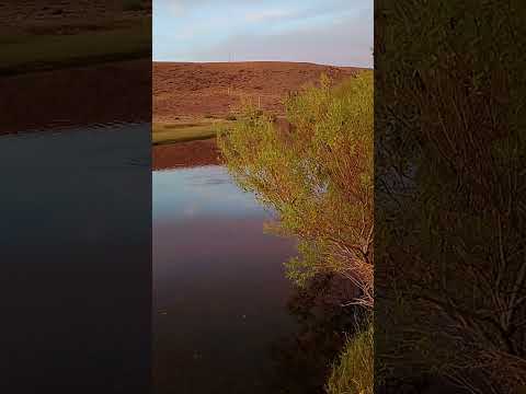 atardecer por río mayo Chubut argentina
