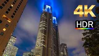 Nishi-Shinjuku Summer Night Walk after the typhoon September 2025 • 4K HDR