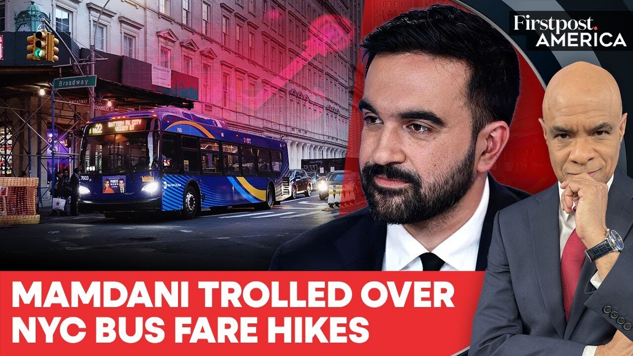 Zohran Mamdani Faces Heat As New York City's Bus Fares Hit $3 | Firstpost America | N18G   