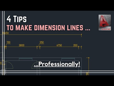 AutoCAD Basics Edit Dimensions Simple Tutorial PART 1