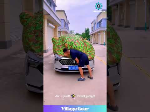 My Car NEEDS This Folding Garage RIGHT NOW! 😂 This is the Coolest Car Gadget I've Ever Seen! #car