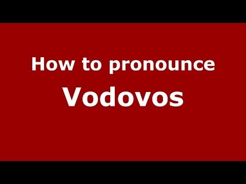How to pronounce Vodovos (Russian/Russia) - PronounceNames.com