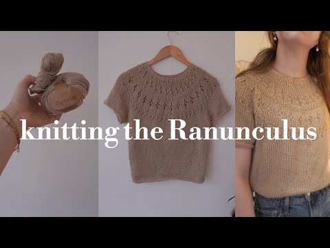 The Ranunculus knit: Honestly, Why did I wait so long to cast on?! ✨️