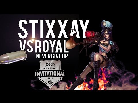 CLG Stixxay Caitlyn vs RNG | MSI 2016