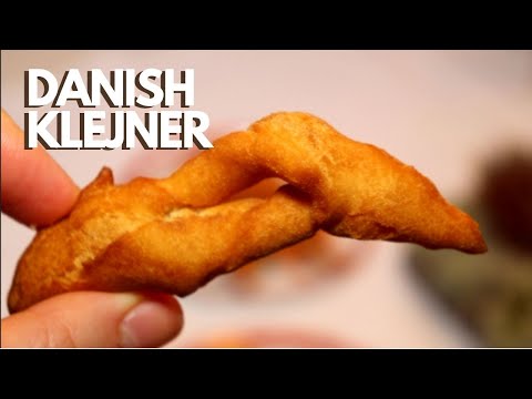 "Klejner" dinamarquês tradicional - Biscoitos de natal dinamarqueses "torcidos" - Receita # 139
