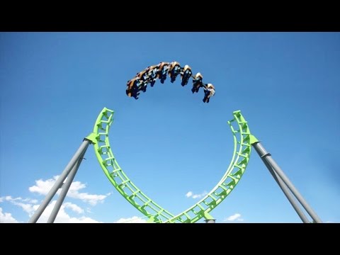 5 najszybszych kolejek górskich na świecie ! #11