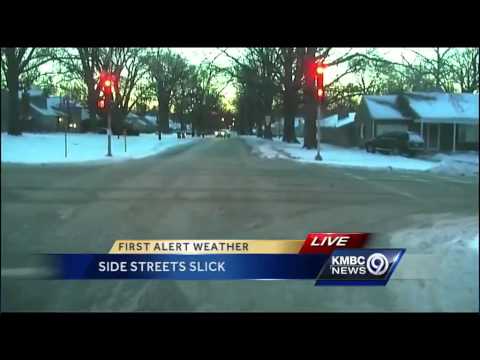 KC side streets plowed but snow, ice remain