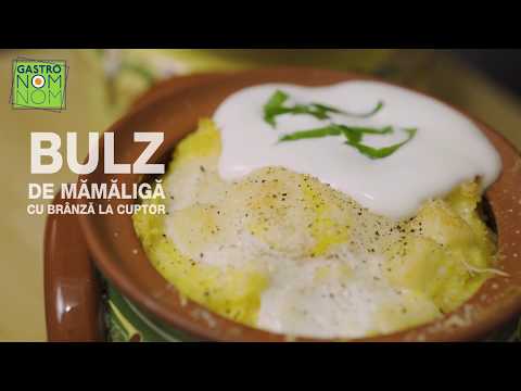 Bulz de mămăligă cu brânză la cuptor | Rețetă 4K | #GastroNomNom