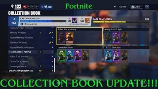 Collection Book Update!!! (Fortnite Save The World)