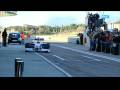 Driving New BMW Sauber F1.09 Formula 1 Car 2009 in Valencia