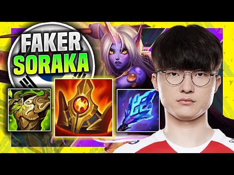 FAKER IS SO GOOD WITH SORAKA! - T1 Faker Plays Soraka Support vs Alistar! | Season 11