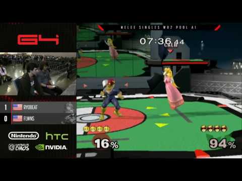 Genesis 4 - Ryobeat (Peach) vs. flwns (Captain Falcon) - SSBM Pools