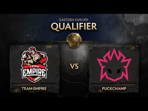 Team Empire vs PuckChamp Game 1 - TI10 EEU Qualifiers: Lower Bracket R5 w/ Lyrical & Trent