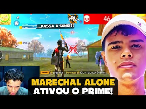 MARECHAL TEVE QUE ATIVAR O PRIME E LIMPOU O MAPA NA RANK! FREE FIRE - MARECHAL HIGHLIGHTS