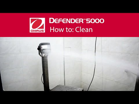 Jak skutecznie umyć wagę OHAUS Defender 5000