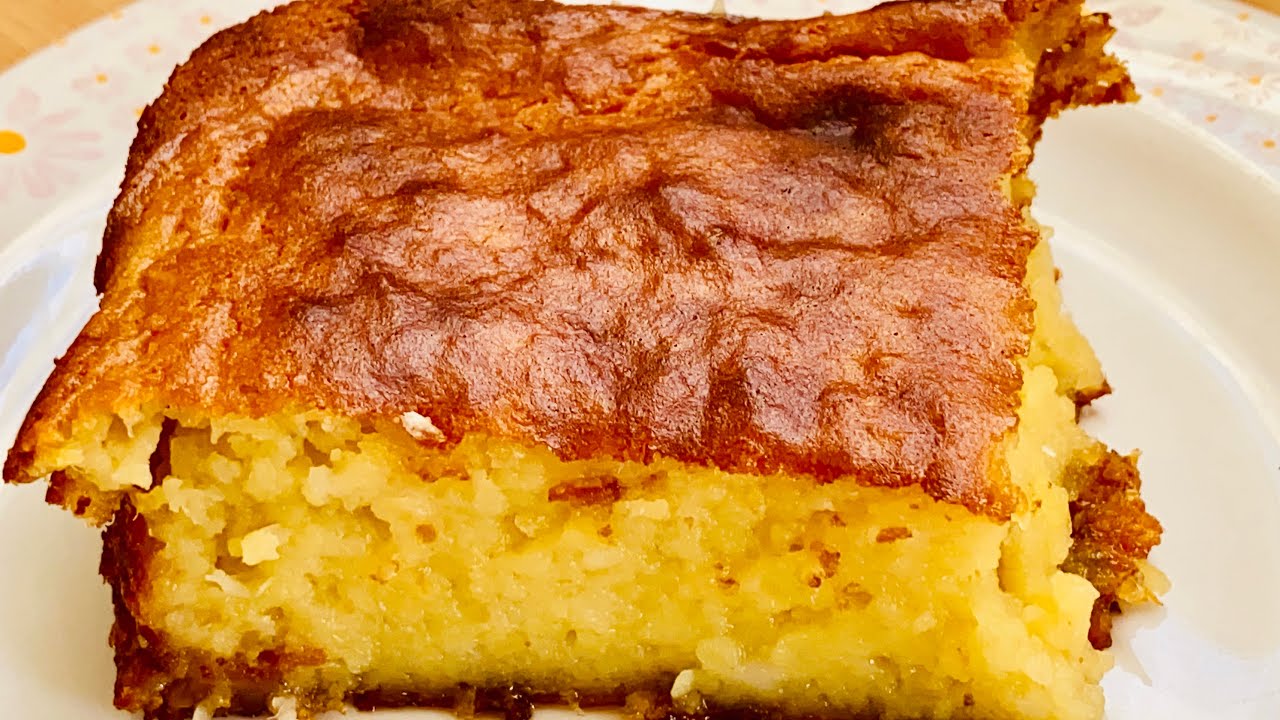 BOLO FÁCIL DE BATATA DOCE COZIDA SEM FARINHA DE TRIGO