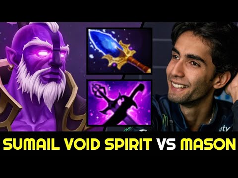 SUMAIL vs MASON — 100% Destroy with Scepter Build Void Spirit 7.28 Dota 2