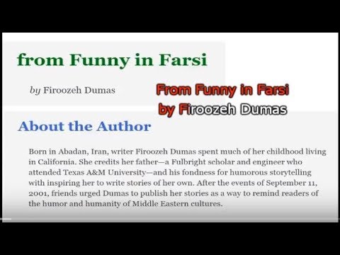 From - Funny in Farsi by Firoozeh Dumas