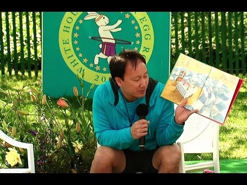 2012 White House Easter Egg Roll: Michael Chang Reads "Brown Bear, Brown Bear, What Do You See"