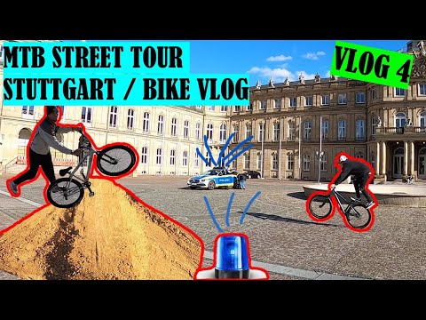 STUTTGART STREET RIDE MIT DEM MTB DIRTJUMPBIKE/ WHEELIEBIKE ! DIRTJUMP PARK ! WOCHENVLOG 4