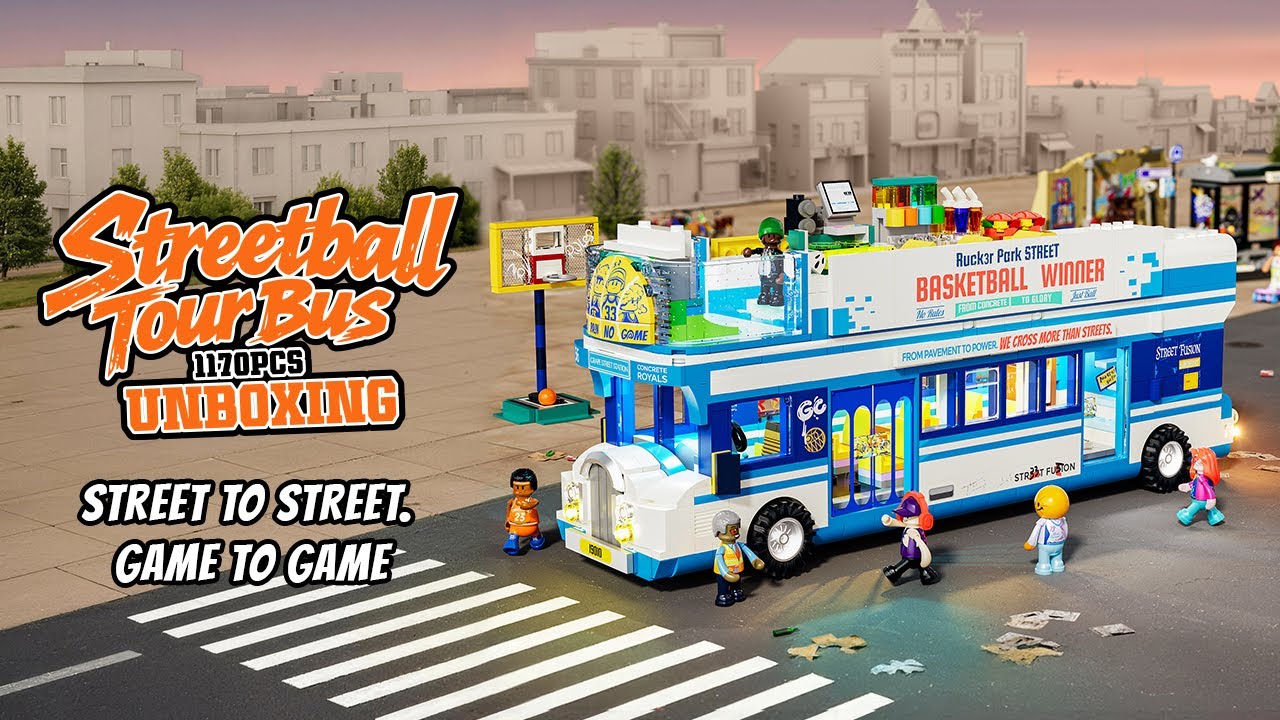 Lumibricks Streetball Tour Bus mit LED-Beleuchtung Lumibricks Streetball Tour Bus mit LED-Beleuchtung