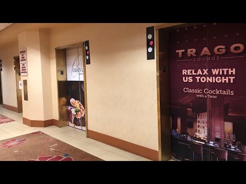 AMAZING OTIS Traction High-Rise Scenic Elevators (Club Tower) - Tropicana Las Vegas - Las Vegas, NV