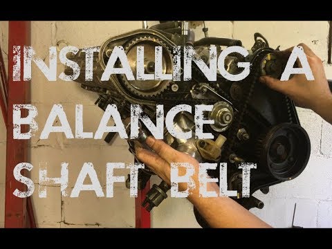 Porsche 944 balance-shaft belt Installation Tutorial