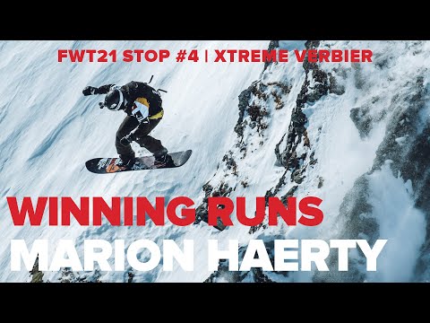 FWT21 Stop #4 Xtreme Verbier | Marion Haerty Winning Run
